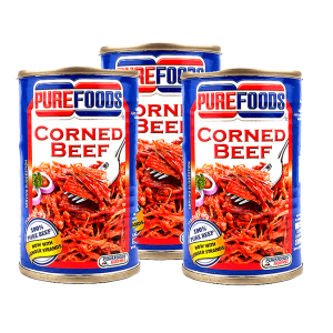 PUREFOODS CORNED BEEF-3x150GM