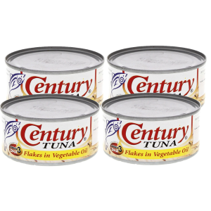 CENTURY TUNA FLAKES IN VEG OIL VP-4x180GM