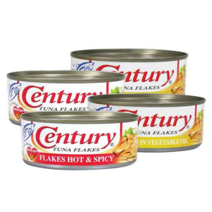 CENTURY TUNA FLAKES ASSORTED-4x180GM