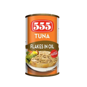 555 TUNA FLAKES IN OIL-3x155GM