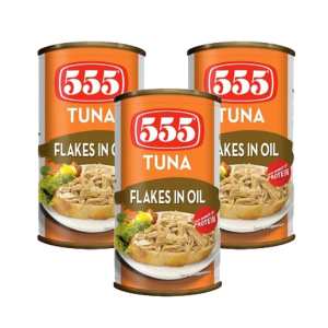 555 TUNA FLAKES IN OIL-3x155GM