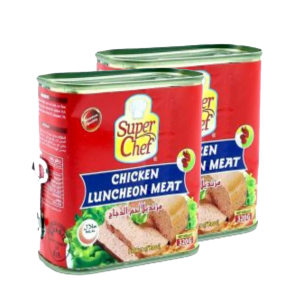 SUPER CHEF CHICKEN LUNCHEON MEAT-2x320GM