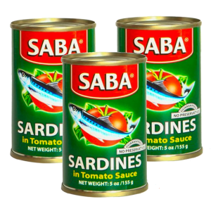 SABA SARDINES GREEN-3x155G