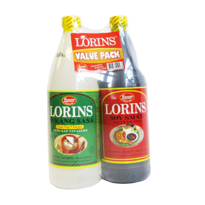 LORINS SOY SAUCE+VINEGAR-2x1LTR