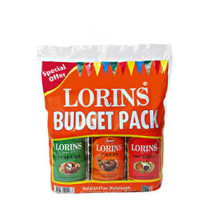 LORINS BUDGET PACK VINEGAR+SOY+FISH-3x350ML