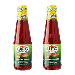 UFC BANANA SAUCE REG-2x320GM