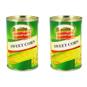 AMERICAN VALLEY SWEET CORN WHOLE-2x400GM