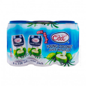 ICE COOL YOUNG COCONUT JUICE-6x310ML