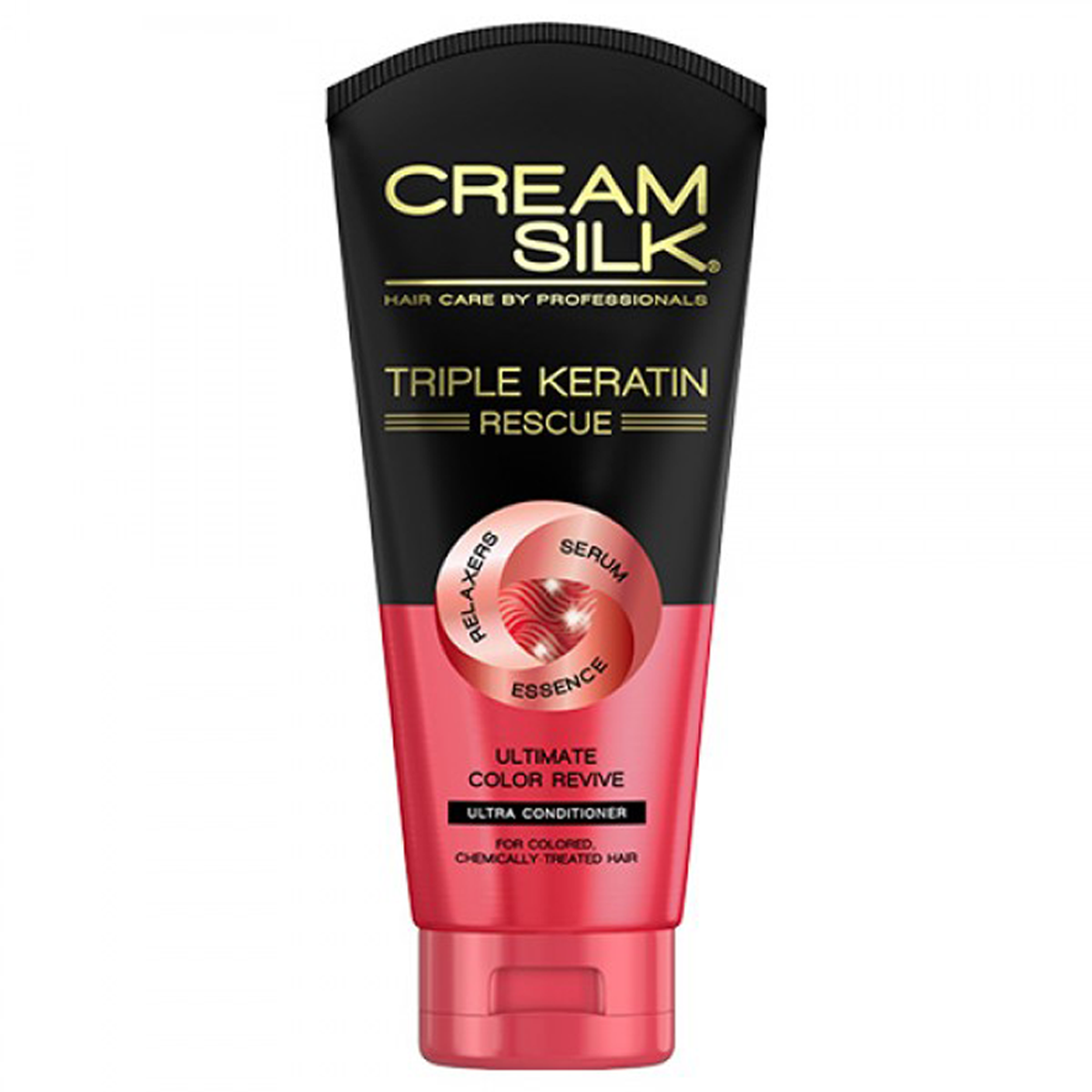 CREAM SILK TRIPLE KERATIN RED -300 ML