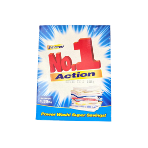 NO.1 ACTION DETERGENT POWDER-1.35KG