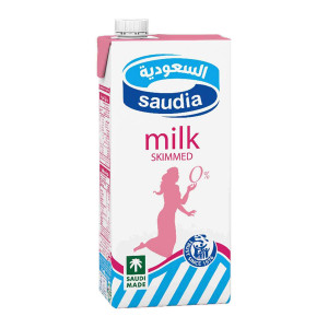 SAUDIA SKIMMED MILK-1 LTR