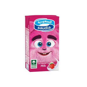 SAUDIA STRAWBERRY MILK-125 ML