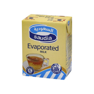 SAUDIA EVAPORATED MILK-200ML