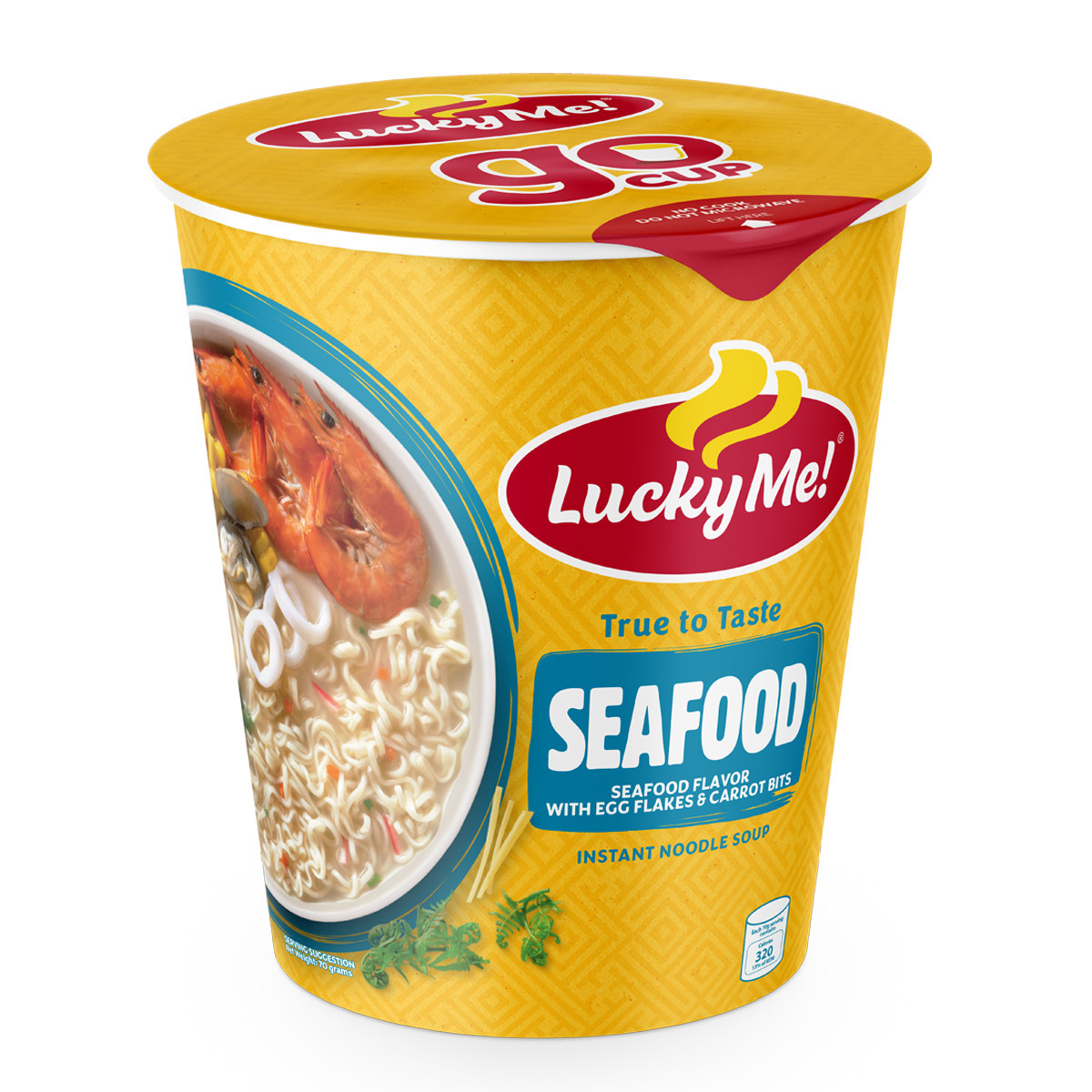 LUCKY ME SEAFOOD BIG CUP-70GM