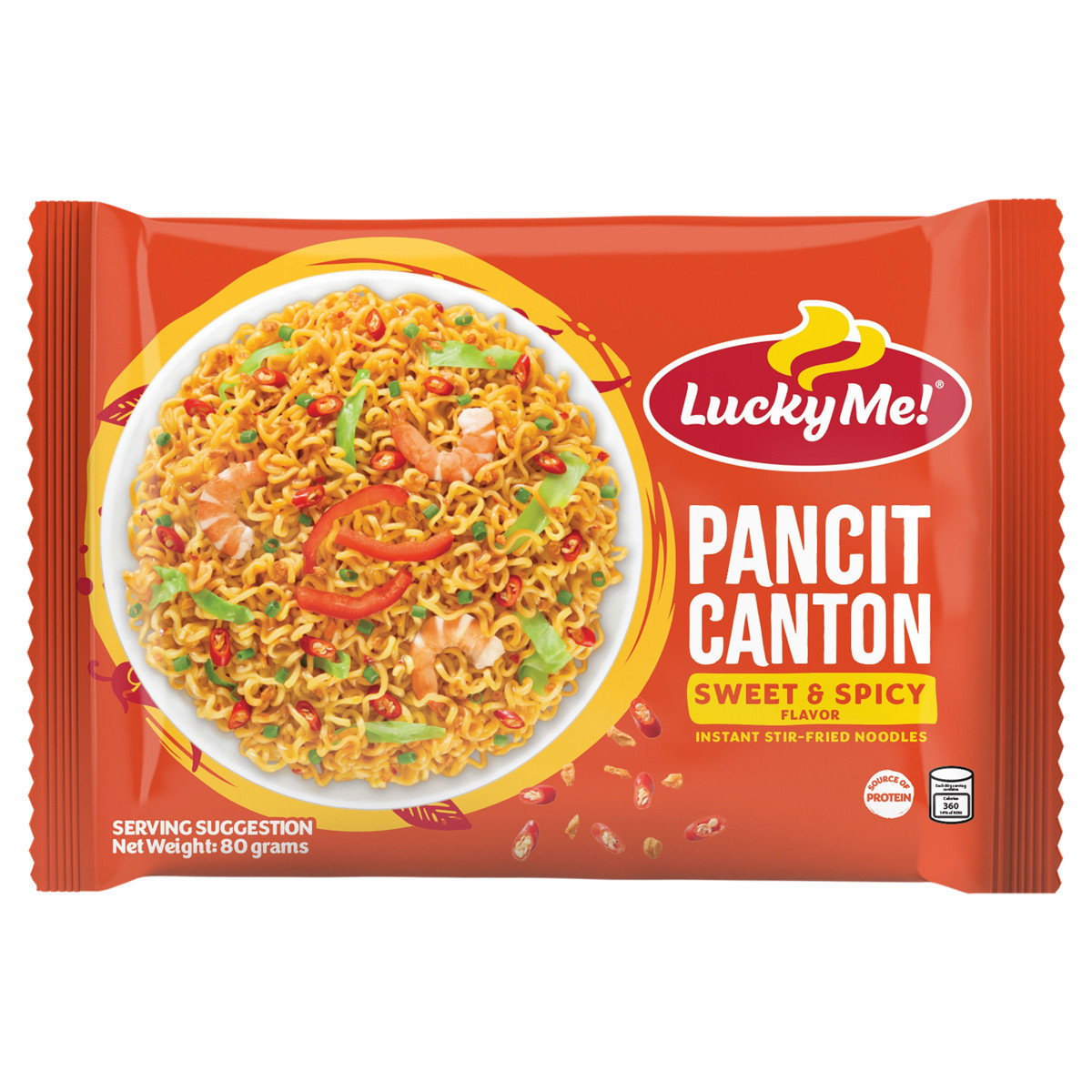 LUCKY ME PANCIT CANTON SWEET&SPICY-80GM