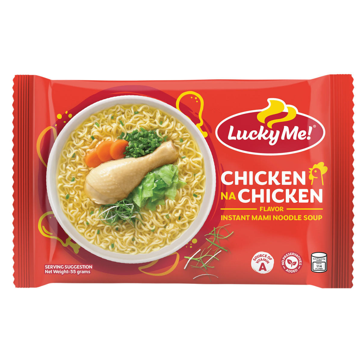 LUCKY ME CHICKEN FLAVOUR-55GM