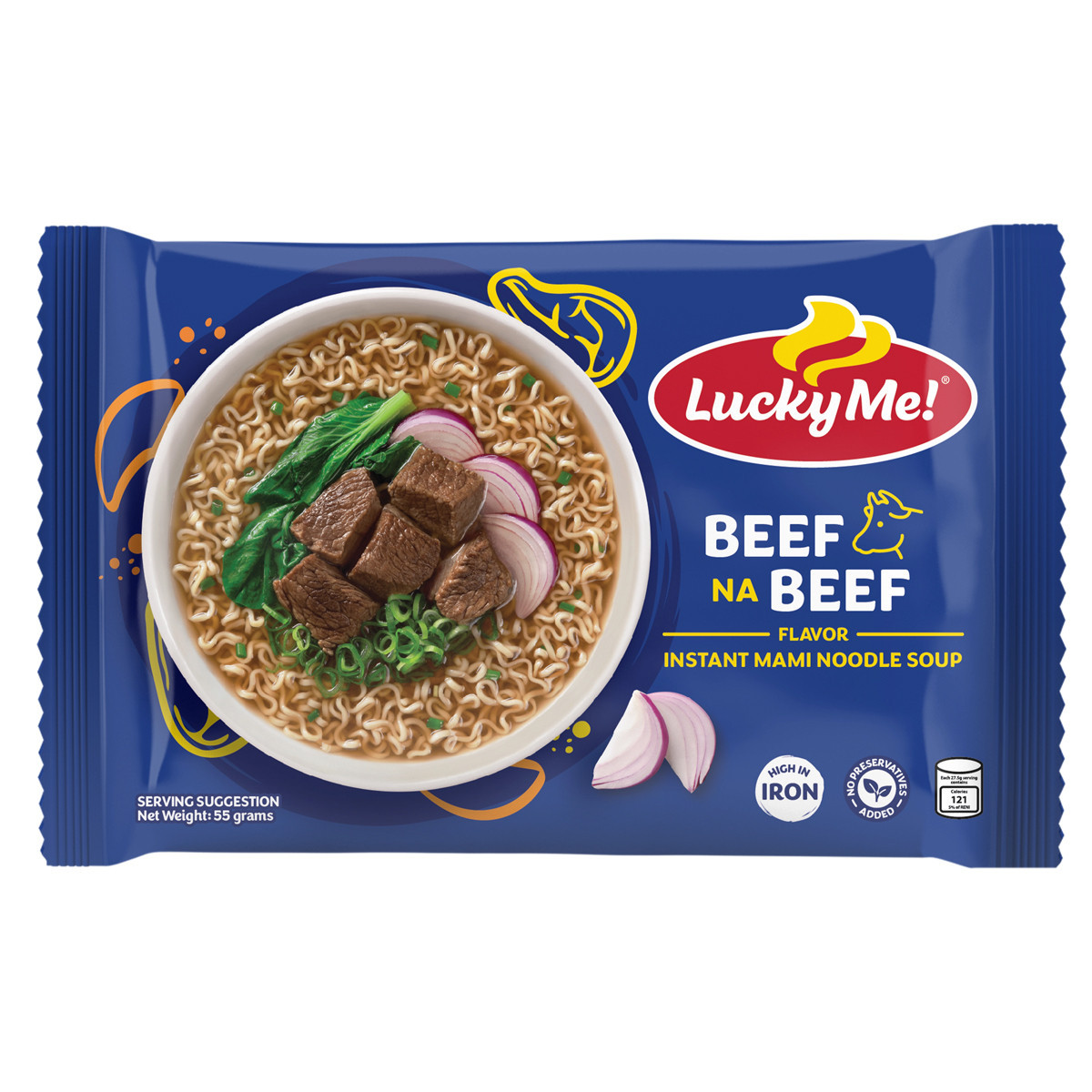 LUCKY ME BEEF NOODLES-60GM