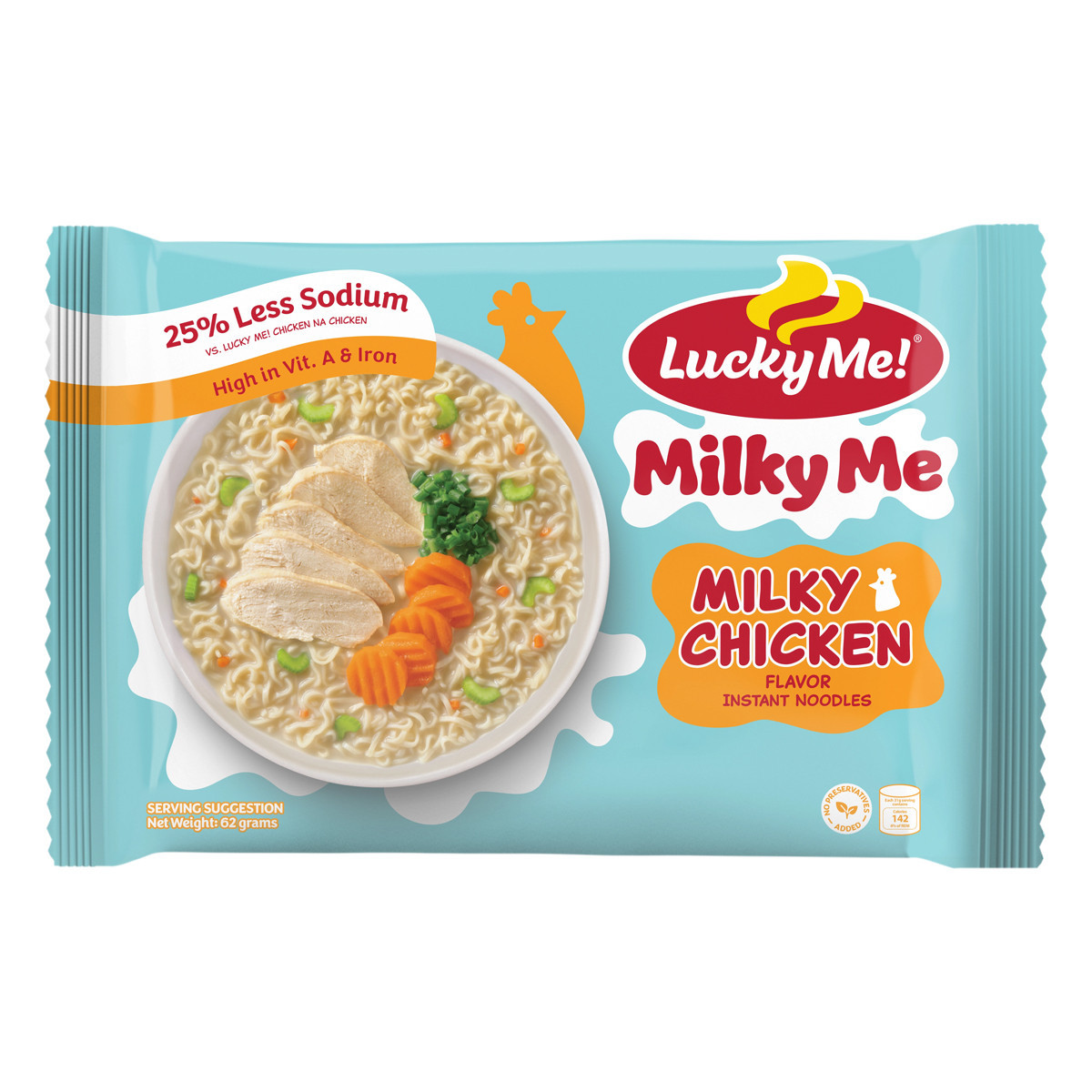 LUCKY ME MILKY CHICKEN-62GM