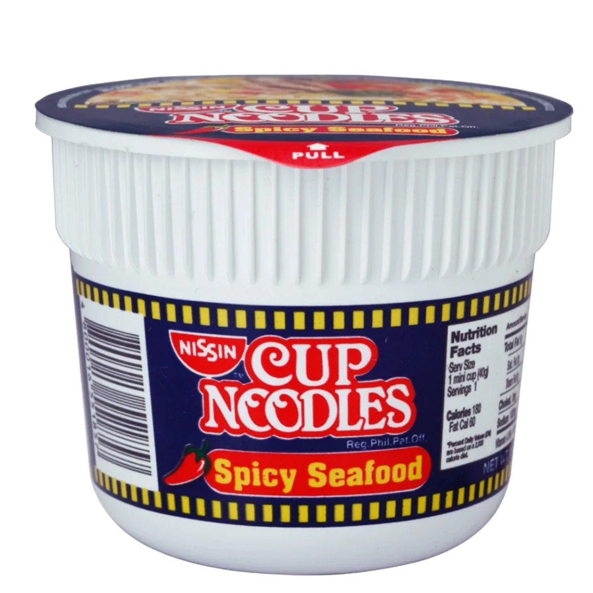 NISSIN CUP MINI NOODLES SPICY SEAFOOD-40GM