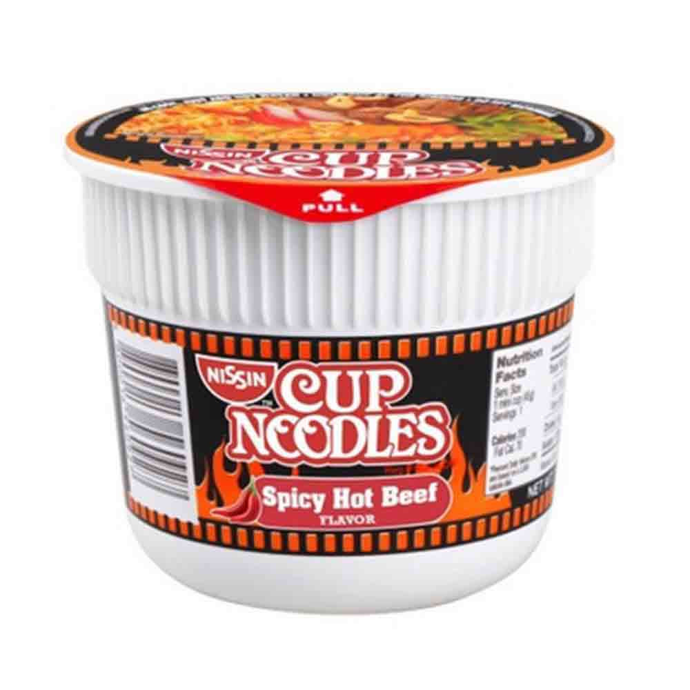 NISSIN CUP NOODLE SPICY HOT BEEF-45GM