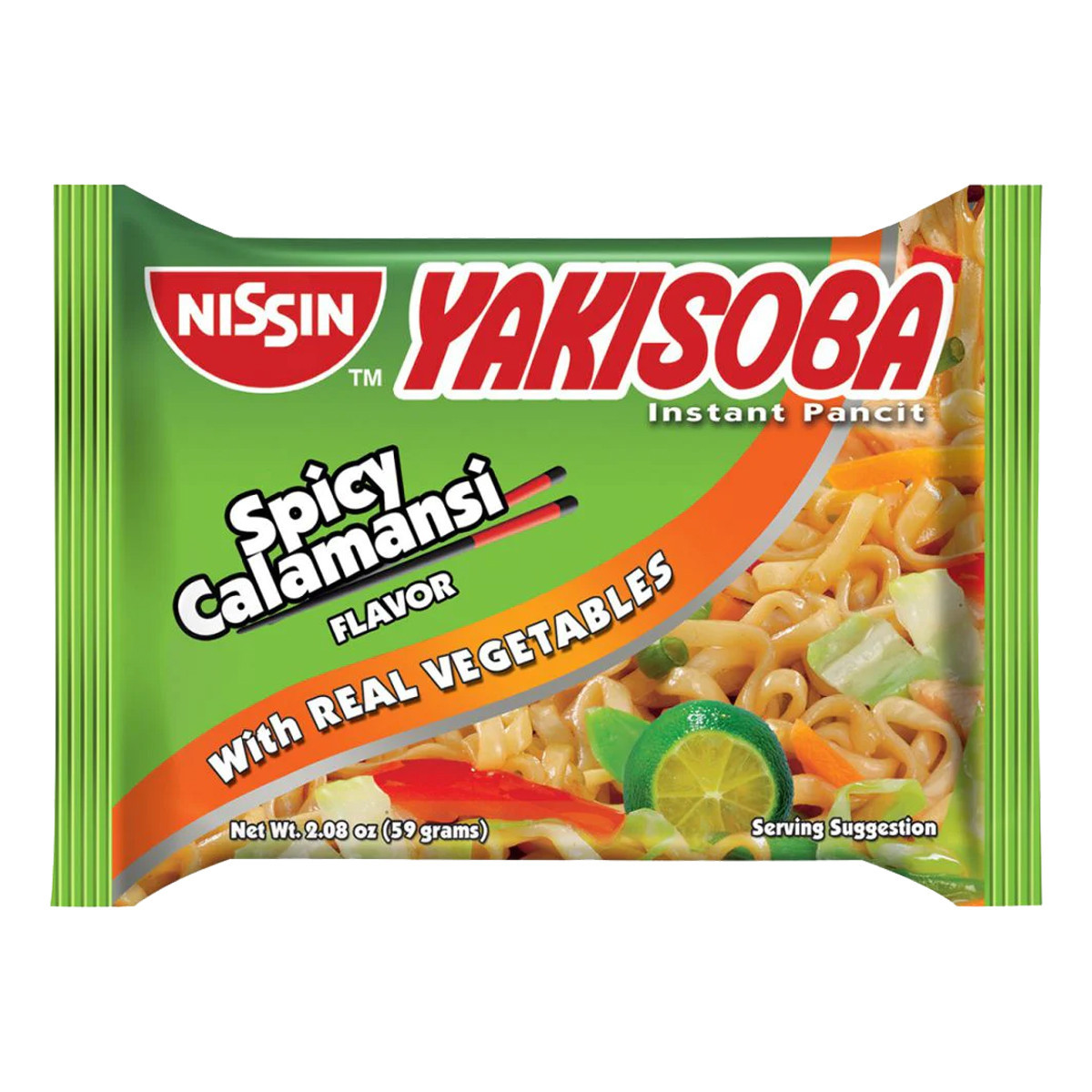 NISSIN YAKISOBA SPICY CALAMANSI-59GM