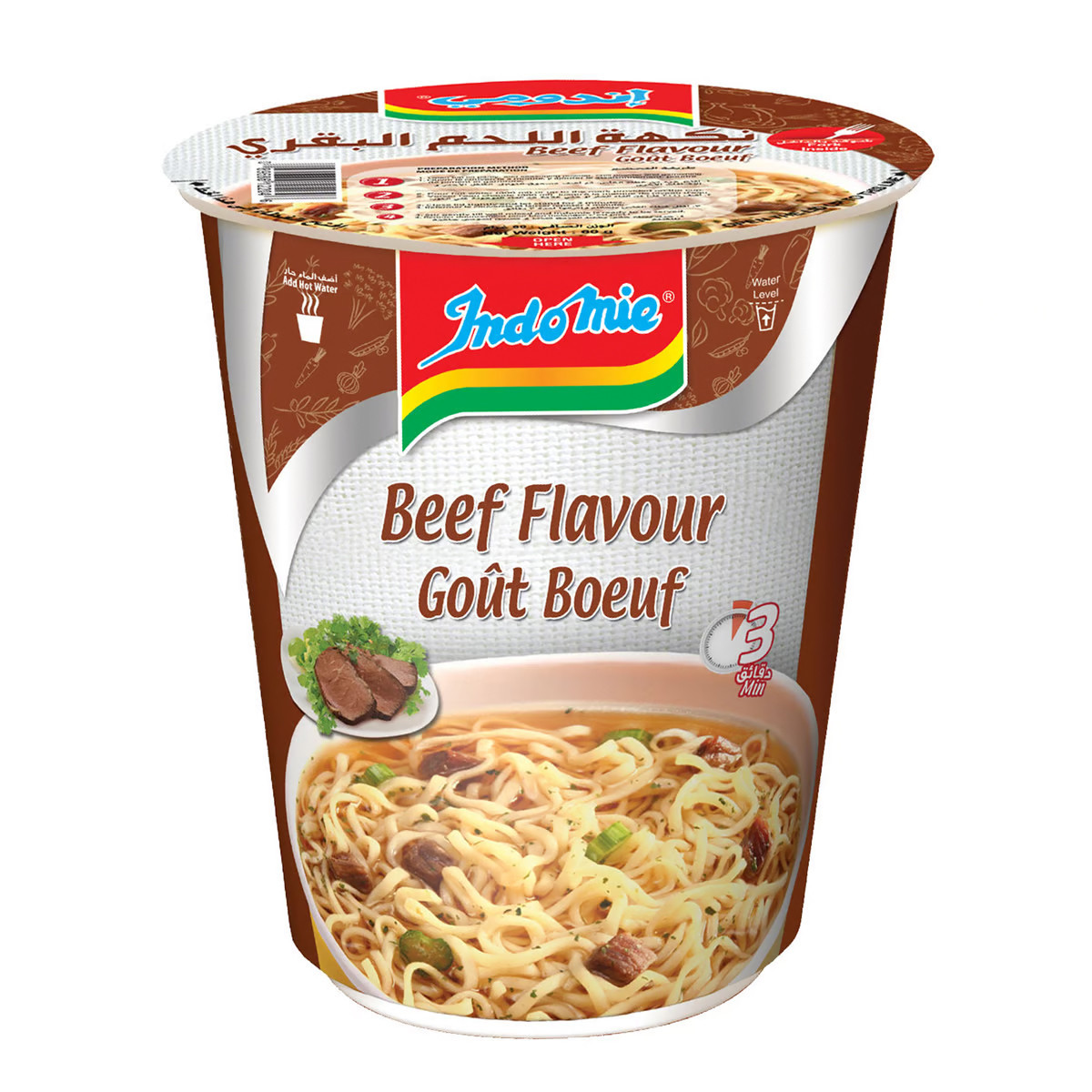 INDOMIE BEEF CUP-60GM