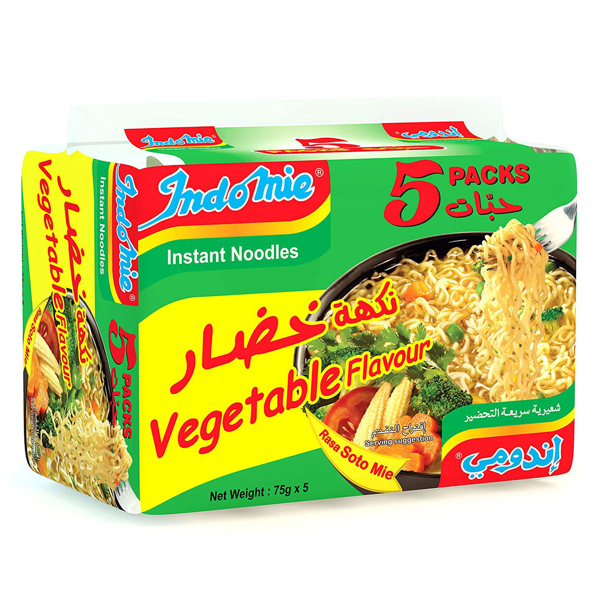 INDOMIE VEGETABLE-5x75GM