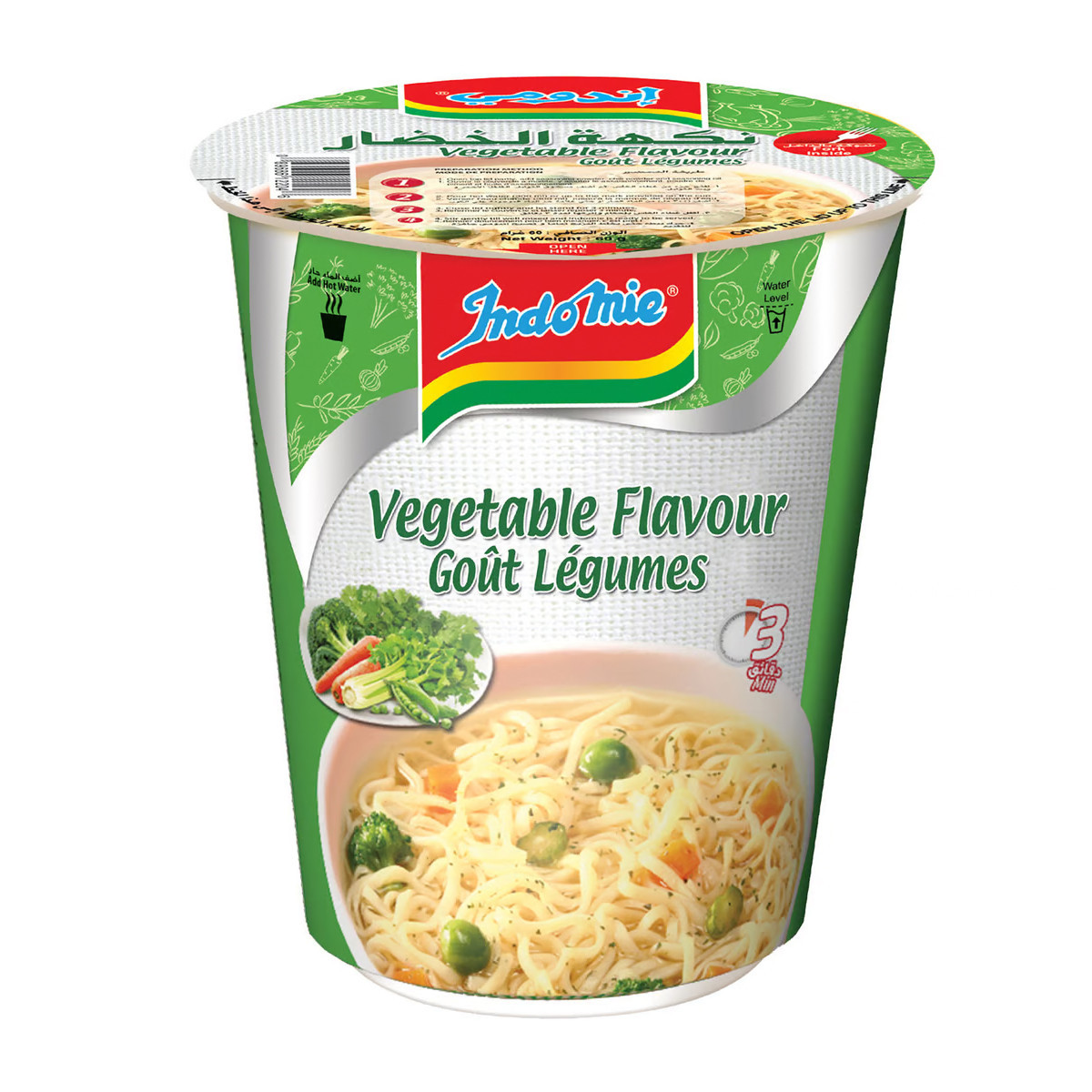 INDOMIE VEGETABLE CUP-60GM