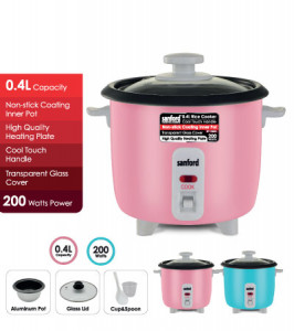 SANFORD RICE COOKER 0.4-LTR