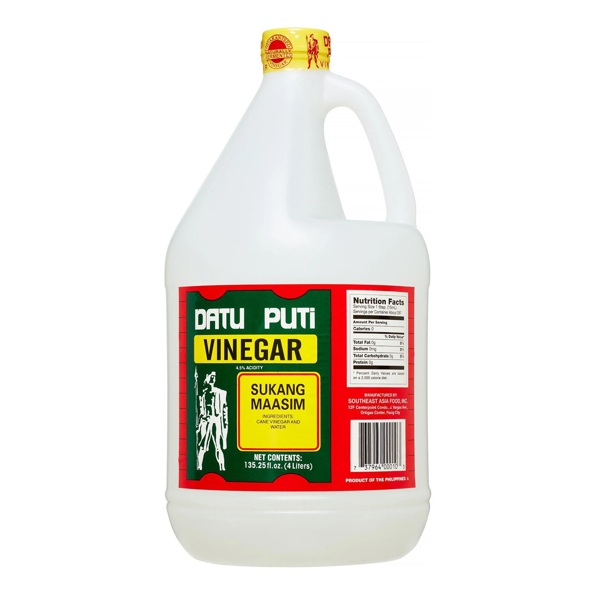 DATU PUTI VINEGAR GALLON-4LTR