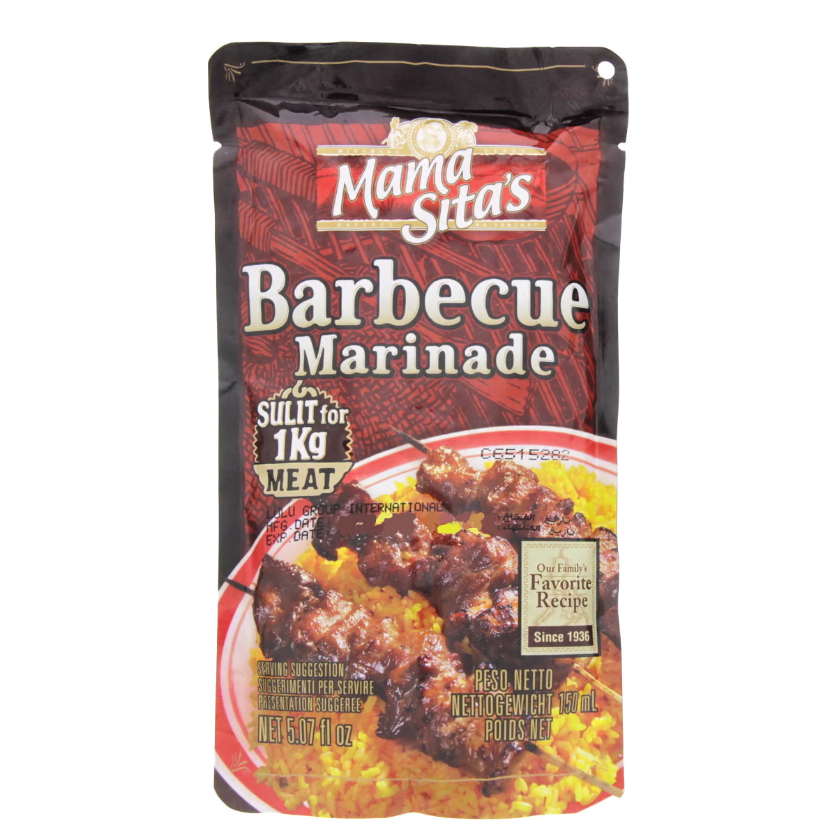 MAMA SITA BARBECUE MARINADE-150ML