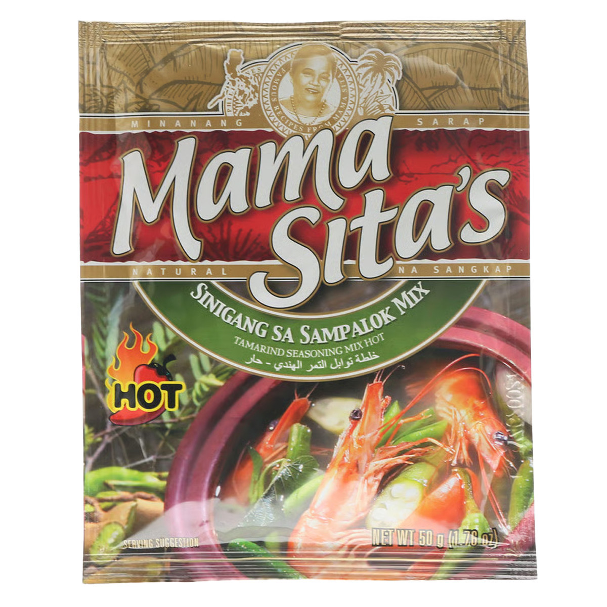 MAMA SITA TAMARIND SEASONING MIX HOT-50GM