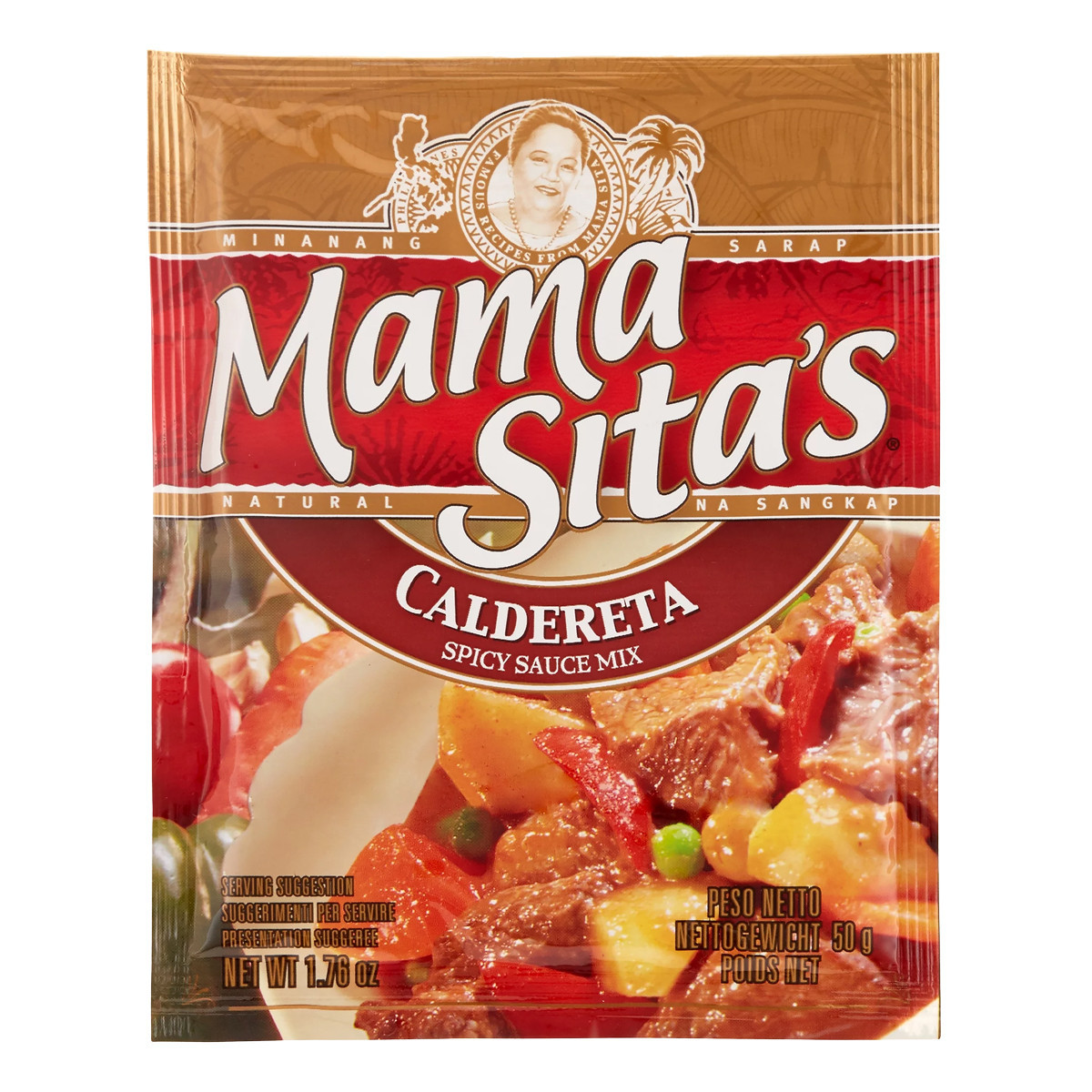 MAMA SITA CALDERETA SPICY SAUCE MIX-50GM