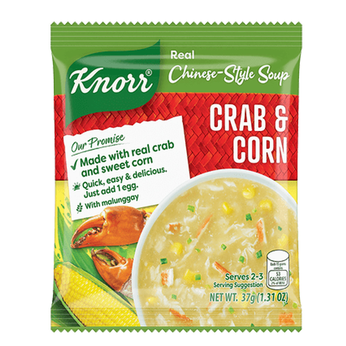 KNORR CRAB N CORN-37GM