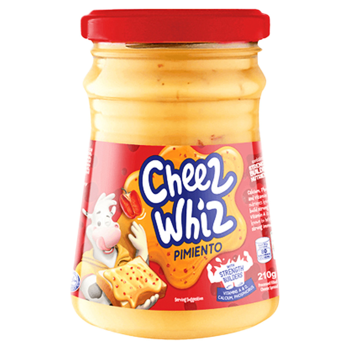 KRAFT CHEEZ WHIZ PIMIENTO-220GM