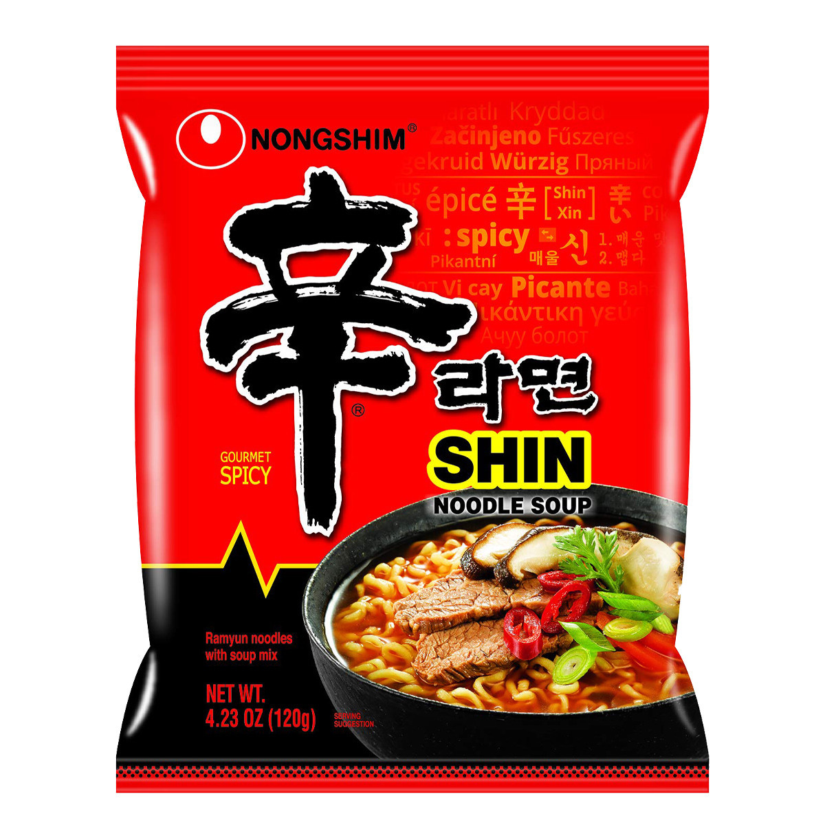 NONGSHIM SHIN RAMYUM GOURMET SPICY-120GM