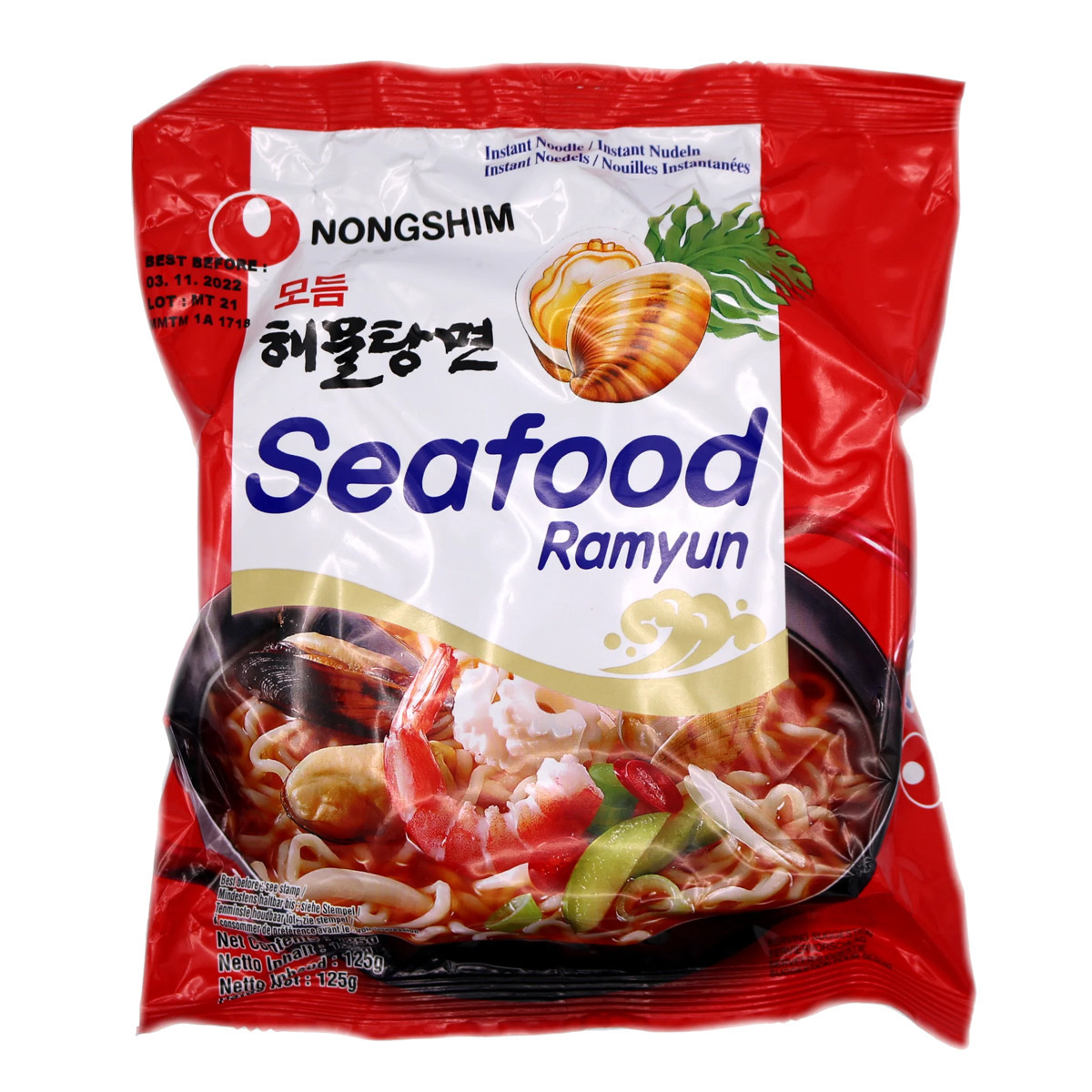 NONGSHIM RAMYUN SEAFOOD-125GM