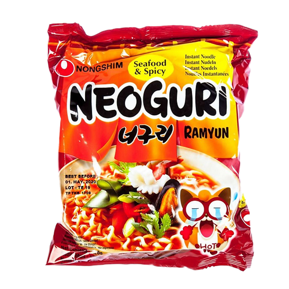 NONGSHIM SHIN NEGORI SEAFOOD-120GM