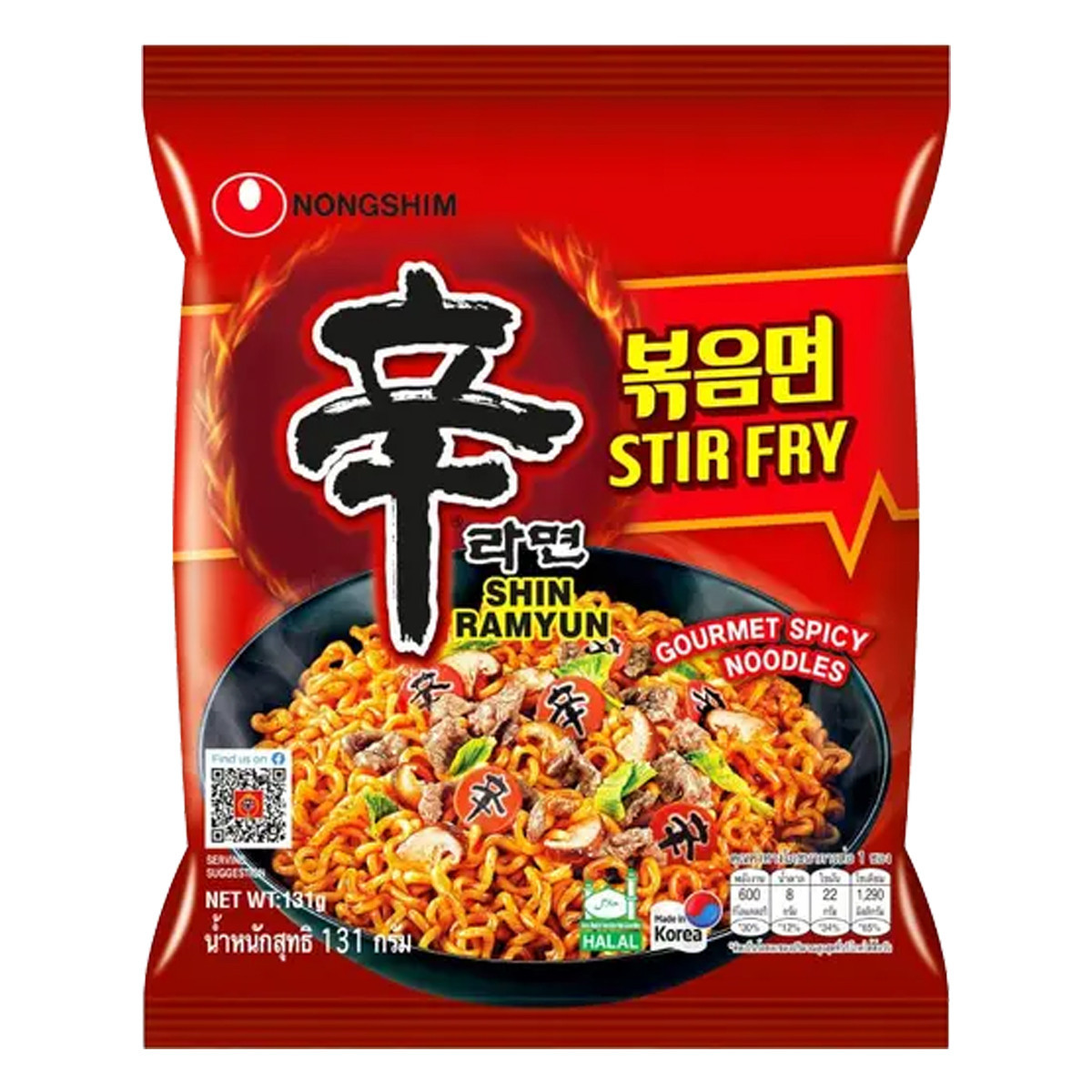 NONGSHIM SHIN RAMYUN STIR FRY-131GM