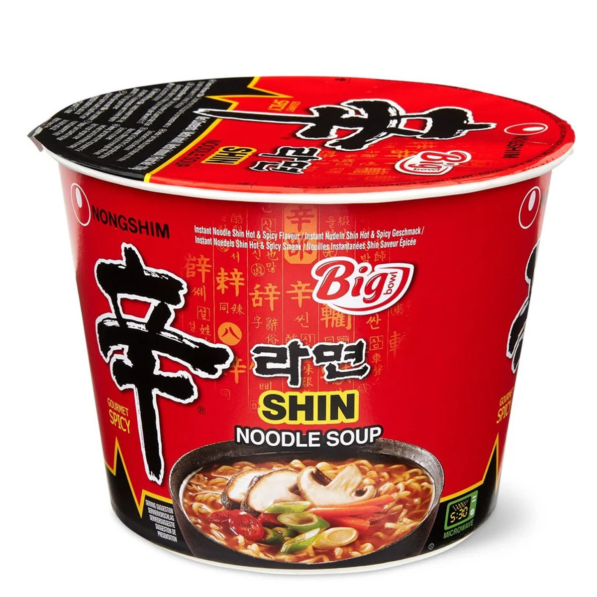 NONGSHIM SHIN GORMET SPICY BIG BOWL-114GM