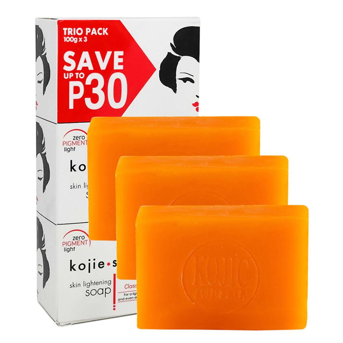 KOJIE SAN SKIN LIGHTENING SOAP-3X100GM