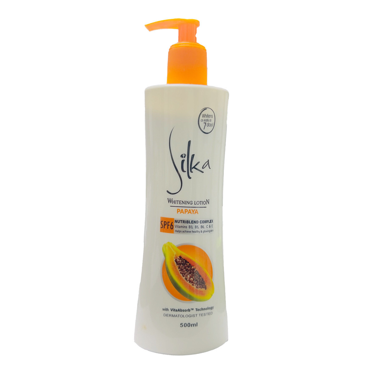 SILKA PAPAYA LOTION SPF6-500ML