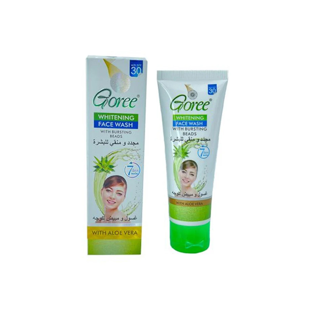 GOREE WHITENING FACE WASH WITH BURSTING-70ML