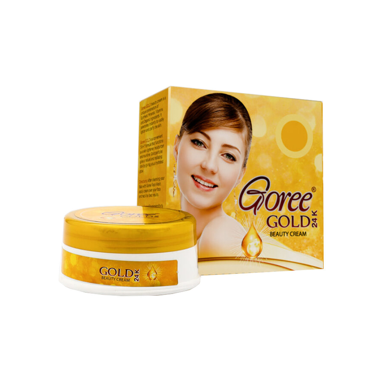 GOREE BEAUTY CREAM GOLD 24K-17GM