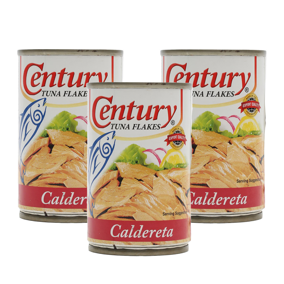 CENTURY TUNA FLAKES CALDERETA-3x155GM