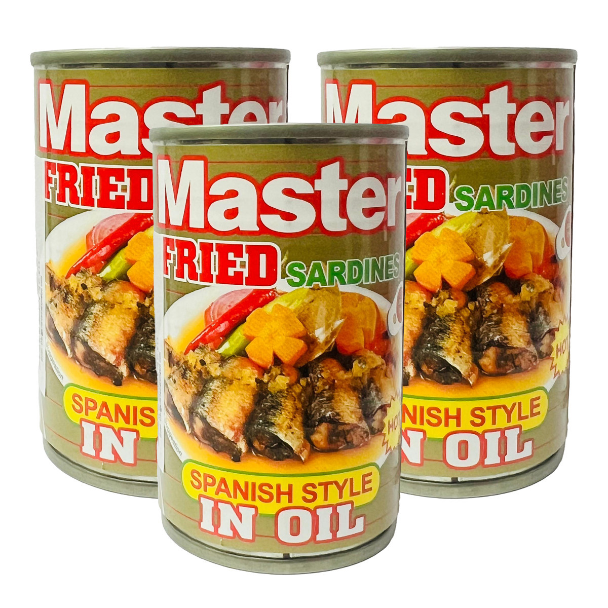 MASTER SARDINES SPANISH STYLE-3X155GM