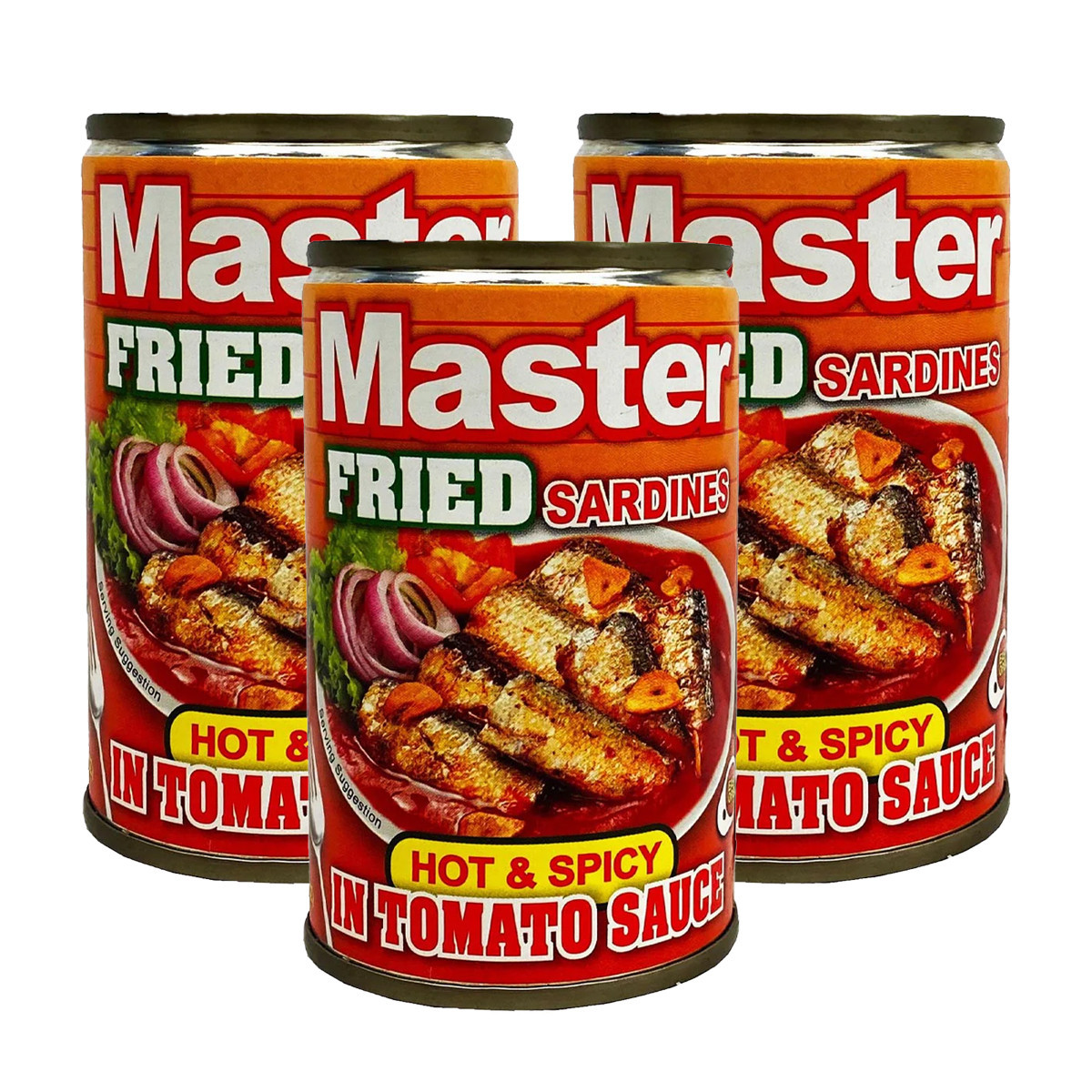 MASTER SARDINES HOT SPICY-3X155GM