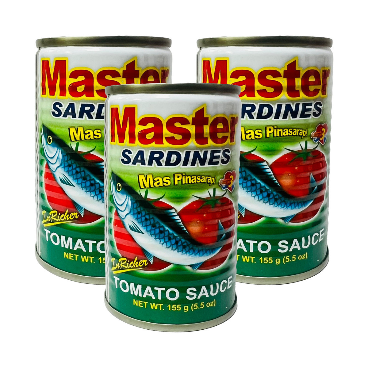 MASTER SARDINS GREEN MAS PINASARAP-3X155GM