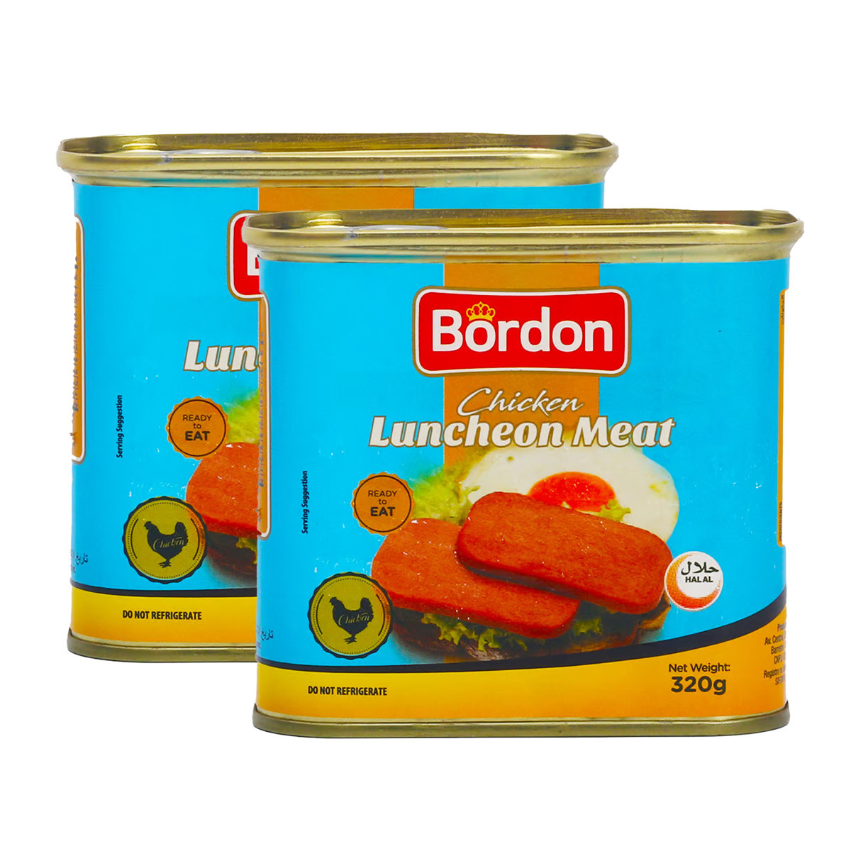 BORDON CHICKEN LUNCHEON MEAT-2X320GM