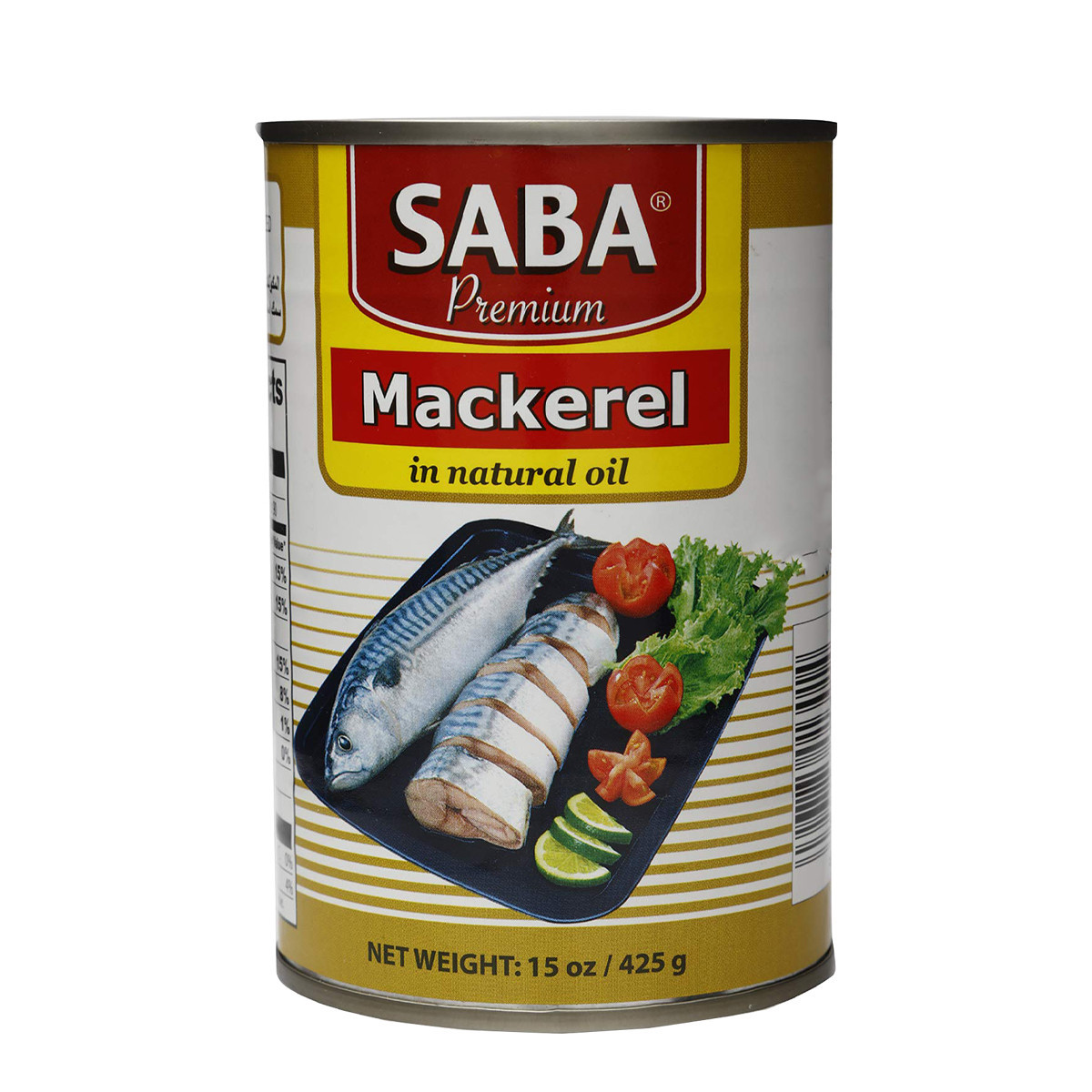 SABA MACKEREL IN NATURAL OIL-425GM